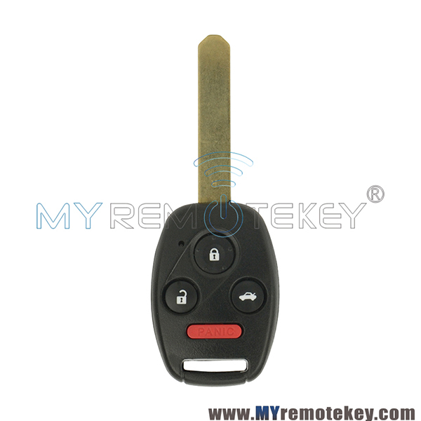 MLBHLIK-1T Remote head key 3 button with panic 313.8 Mhz 434mhz for Honda Accord Coupe Fit 2009 2010 2011 2012 P/N 35118-TE0-A10