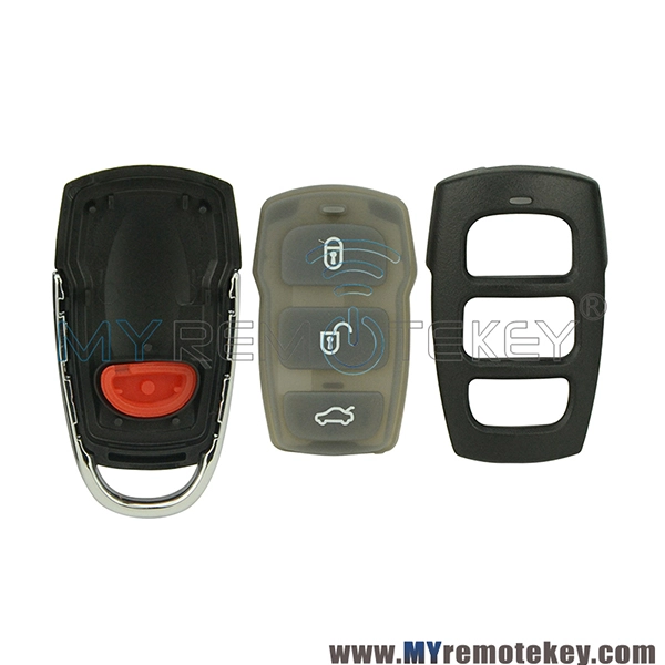 Remote fob shell case cover for Hyundai Kia 3 button with panic