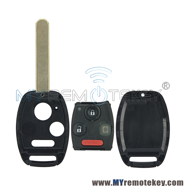 HLIK-1T Remote head key 2 button with panic 313.8Mhz 434mhz for Honda CRV Fit MLBHLIK-1T