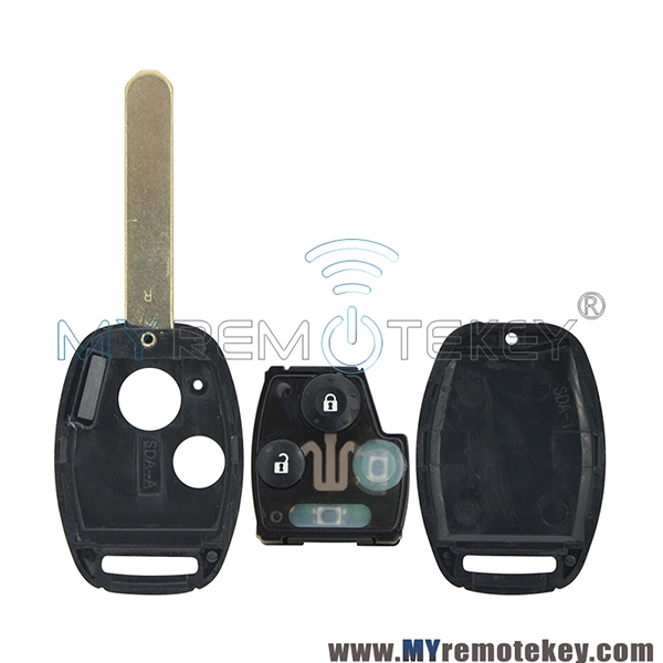 Remote head key 433.9mhz HON66 2 button OUCG8D-380H-A for Honda