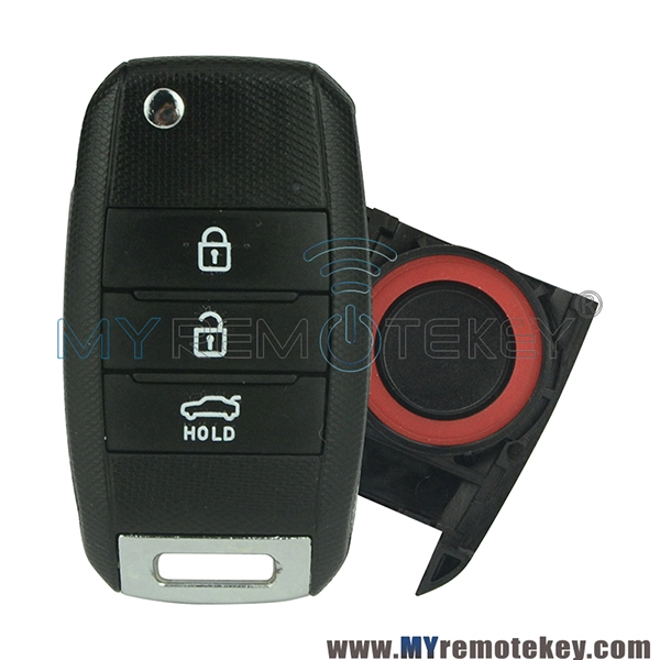 Flip remote key 3 button 434Mhz for Kia Sorento Carens 2013 2014