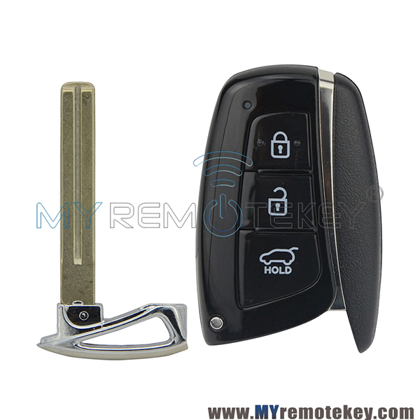 Smart key shell case for Hyundai Santa Fe IX45 2013 2014 3 button