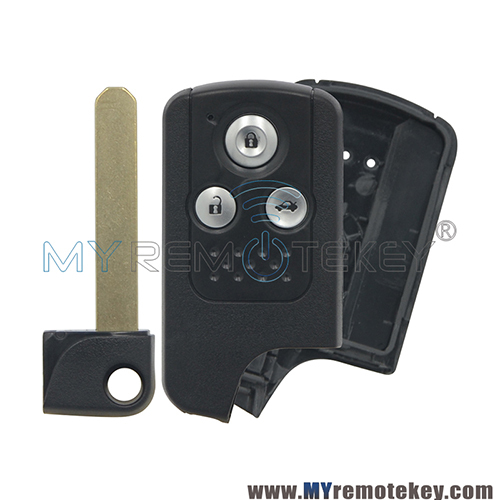 Smart key blank case shell 3 button for Honda CRV Fit 2009 2010 2011