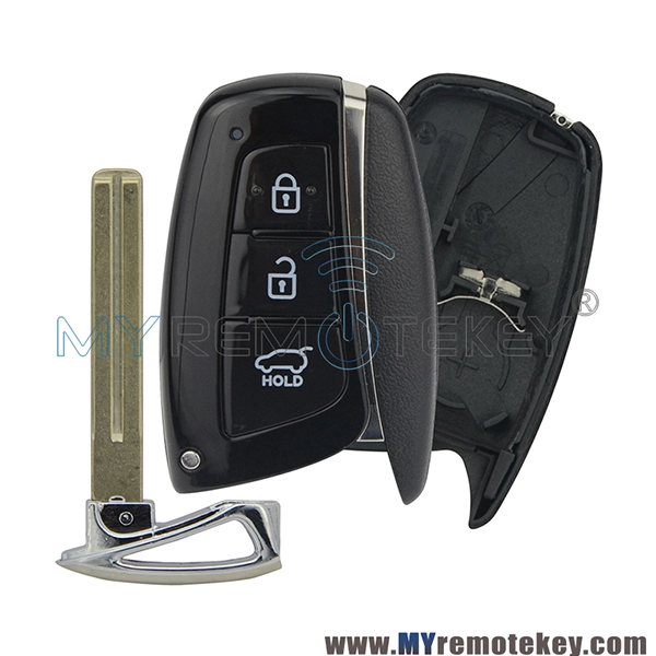 Smart key shell case for Hyundai Santa Fe IX45 2013 2014 3 button