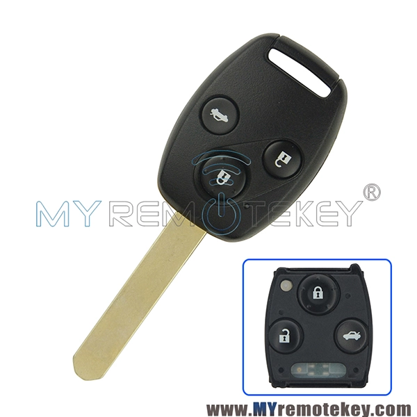 72147-TAO-W2 3 button 433.9 Mhz HON66 Remote key for Honda Accord 2008 5WK49309