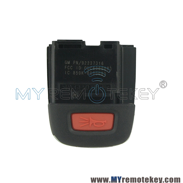 Flip remote key shell case for Pontiac G8 5 button