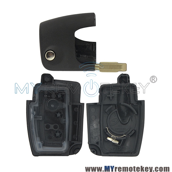 Flip remote car key shell case for Ford Focus Mondeo C Max S Max FO21