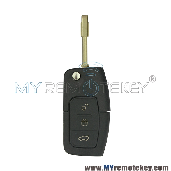 Flip remote car key shell case for Ford Focus Mondeo C Max S Max FO21