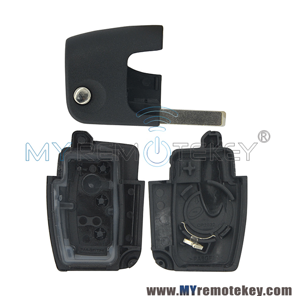 Flip remote car key shell for Ford Mondeo Focus key shell