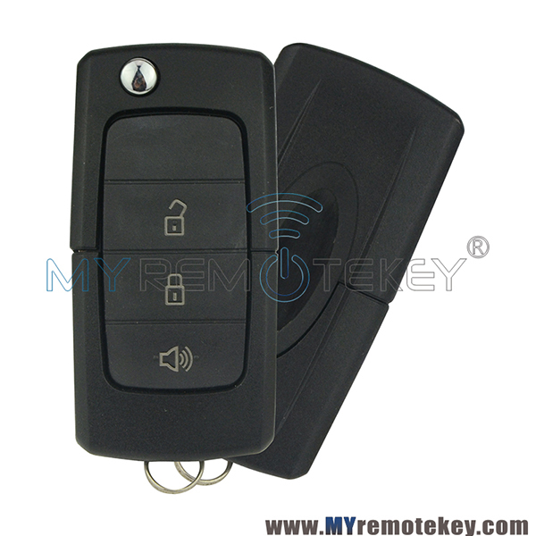 Flip remote key shell case 3 button for Ford Brazil model