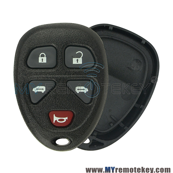 Remote fob shell for Chevrolet 5 button 15100813 2005-2008