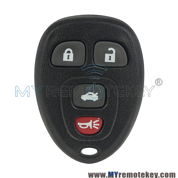 For Buick Lucerne Cadillac Chevrolet remote fob case OUC60270 4 button