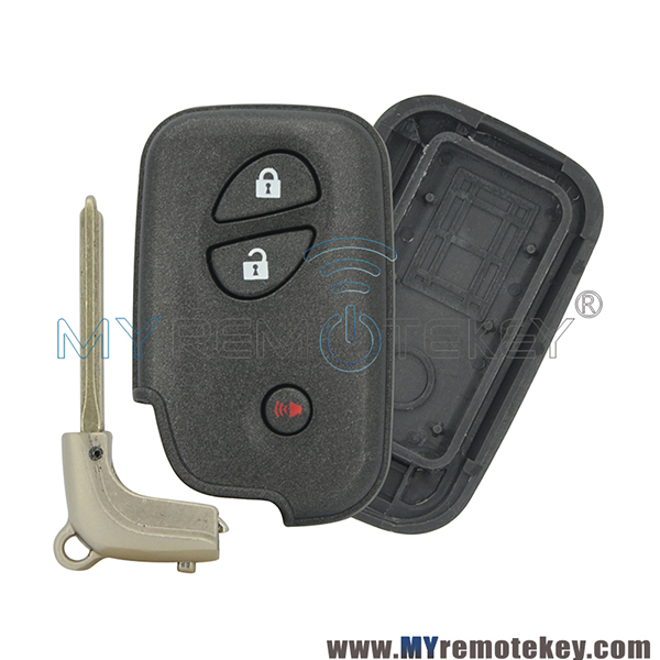 Smart key case shell for Lexus CT200h RX350 RX450h 3 button