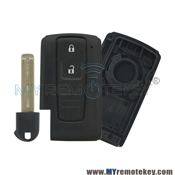 Smart key remote fob case shell 2 button for 2004 - 2009 Toyota Prius