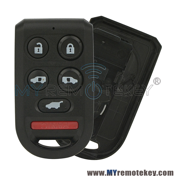 Remote fob case 6 button for Honda Odyssey OUCG8D-399H-A