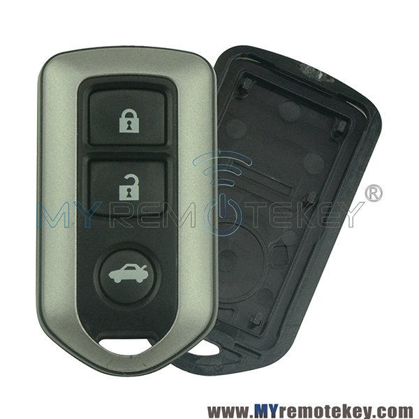 Remote fob shell case 3 buttons for Toyota Prado Highlander