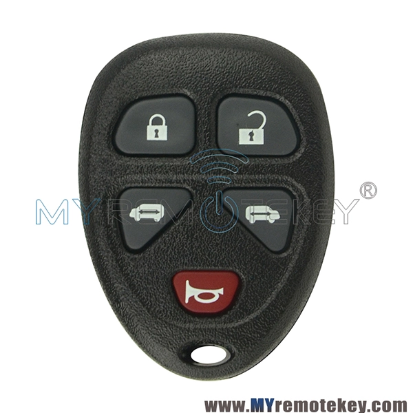 Remote fob shell for Chevrolet 5 button 15100813 2005-2008