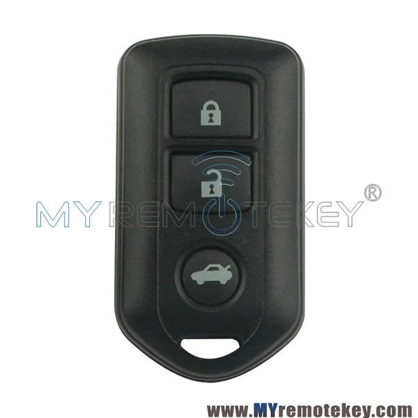 Remote fob shell case for Toyota Corolla Camry 3 button