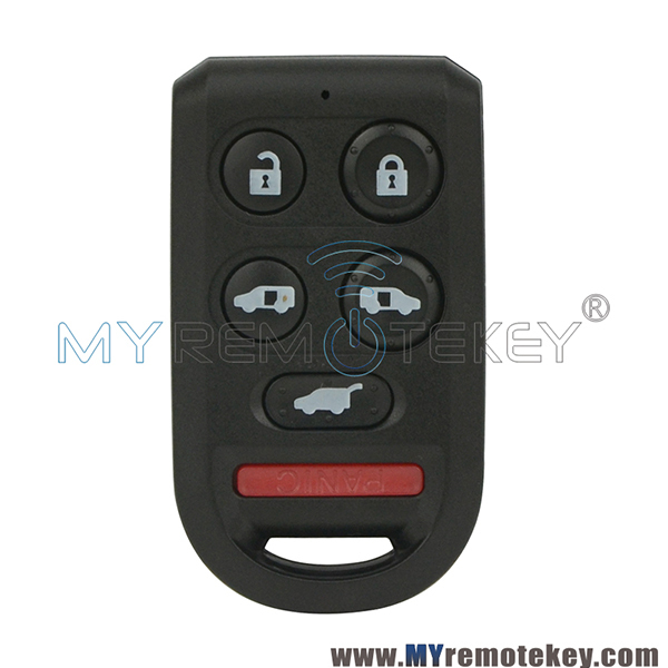 Remote fob case 6 button for Honda Odyssey OUCG8D-399H-A