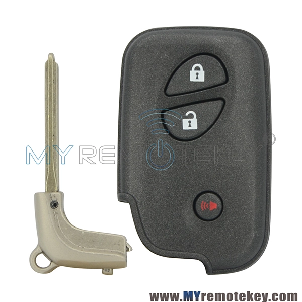 Smart key case shell for Lexus CT200h RX350 RX450h 3 button