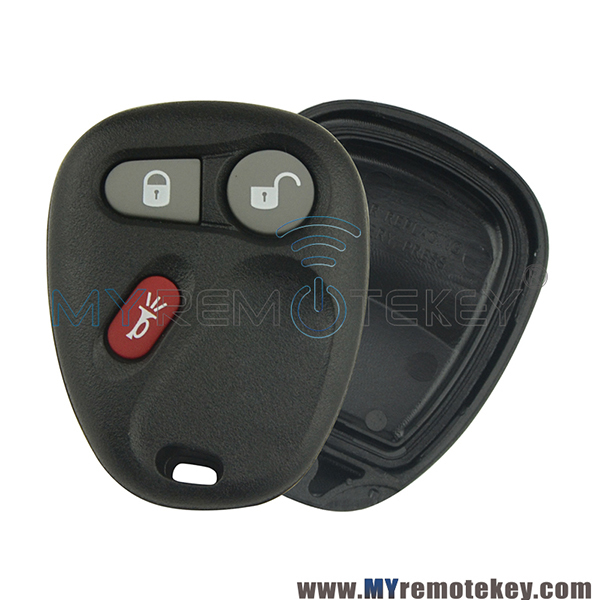 Remote fob shell case for Buick Cadillac Chevrolet Pontiac 3 button