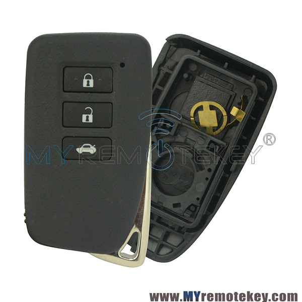 Smart key case shell for Lexus ES250 IS250 GS350 GS450h 3 button