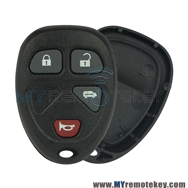 (no battery holder) FCC KOBGT04A Remote key fob case shell for Buick Terraza Chevrolet Uplander Pontiac Montana 4 button