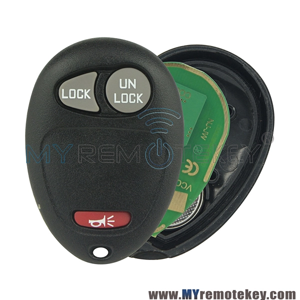 10335582-88 10335583 Remote key fob 2 button with panic 315mhz for Chevrolet Colorado Venture GMC Canyon Hummer H3 Pontiac Montana L2C0007T