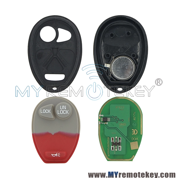 10335582-88 10335583 Remote key fob 2 button with panic 315mhz for Chevrolet Colorado Venture GMC Canyon Hummer H3 Pontiac Montana L2C0007T