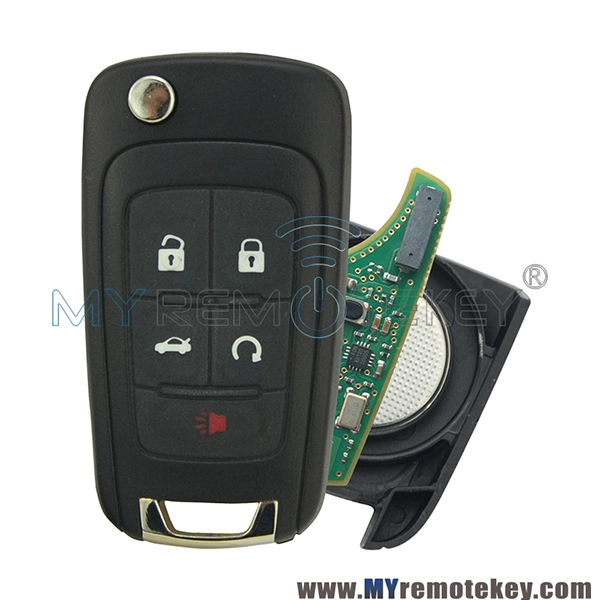 Flip remote key for Chevrolet Buick ID46-Hitag2-PCF7937E 315mhz Genuine circuit board OHT01060512 GM 13504200