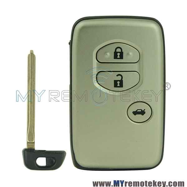 Smart key case 3 button for Toyota 4Runner Avalon 2007-2010