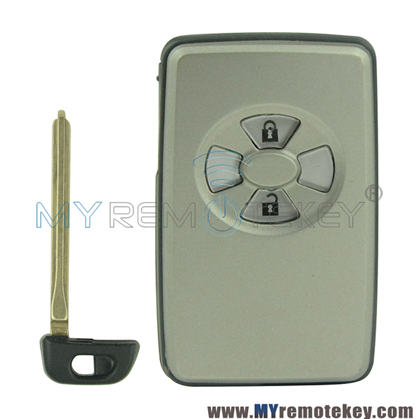 Smart key shell for Toyota Yaris Previa 2 button