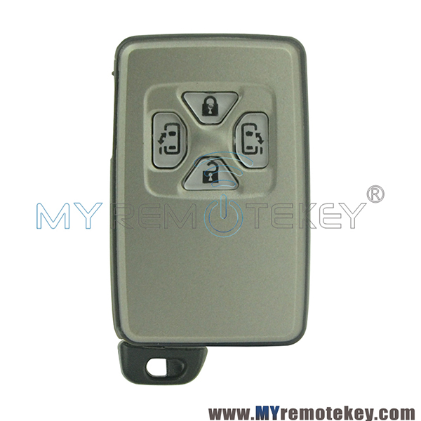 Smart key shell for Toyota Yaris Previa 4 button