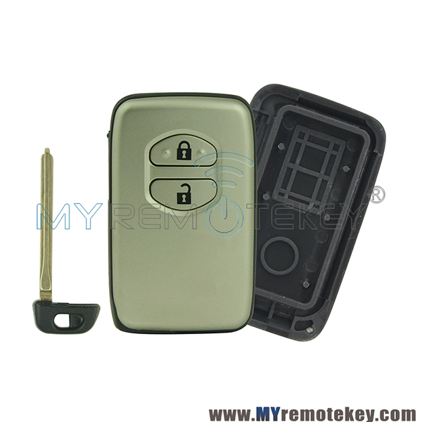 Smart key case 2 button for Toyota Camry Prado Land cruizer 2007-2013