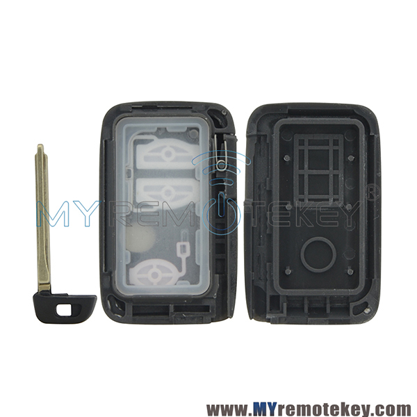 Smart key case 2 button with panic for Toyota Land Cruiser Venza 2008-2013