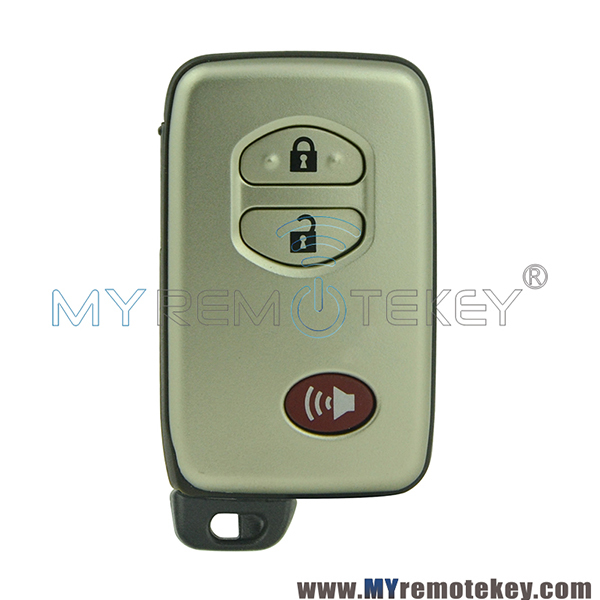 Smart key case 2 button with panic for Toyota Land Cruiser Venza 2008-2013