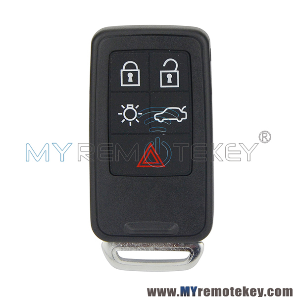 Smart key case shell cover KR55WK49264 for Volvo 2007 2008 2009 2010 2011 S60 S80 S80L V40 Cross Country V60 V70 XC70 5 button