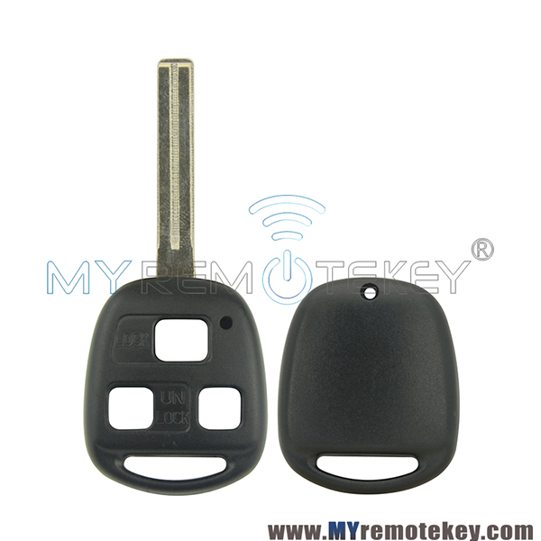 Remote key shell for Toyota 3 button TOY48 long