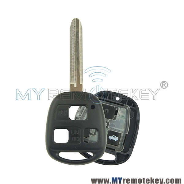 PN 89071-48110 89071-50171 89071-60030 Remote key 3 button TOY43 for Toyota Land Cruiser FJ Cruiser Prado 2004 -2009 315Mhz/434Mhz/304.2Mhz optional
