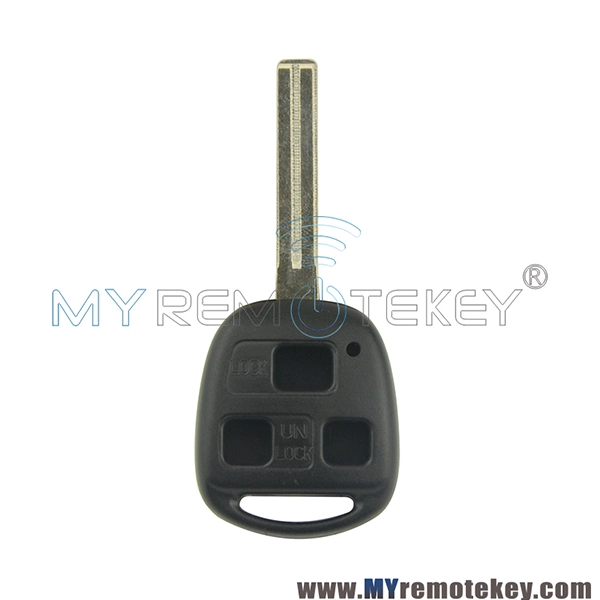 Remote key shell for Toyota 3 button TOY48 long