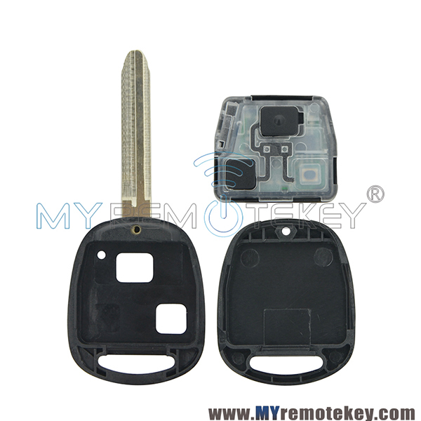 PN 89071-48110 89071-50171 89071-60030 Remote key 2 button TOY43 315Mhz/434Mhz/304.2Mhz for Toyota Prado Land Cruiser FJ Cruiser 2004 - 2009