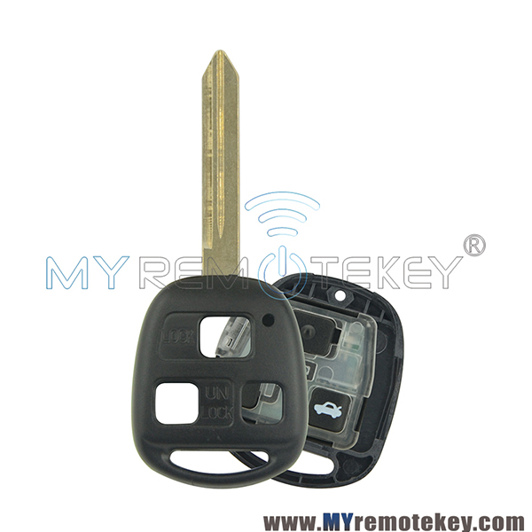 DENSO 736670-A Remote car key 3 button 315Mhz/434Mhz/304.2Mhz TOY47 for Toyota Avensis 2004-2009 89071-05010