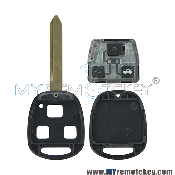 DENSO 736670-A Remote car key 3 button 315Mhz/434Mhz/304.2Mhz TOY47 for Toyota Avensis 2004-2009 89071-05010