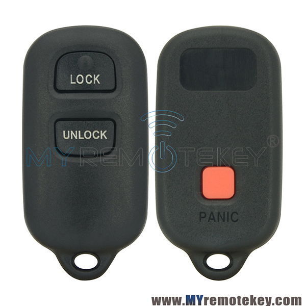 GQ43VT14T Remote key fob 3 button 315mhz for Toyota Celica FJ Cruiser Highlander Prius RAV4 Tacoma Yaris 2002 2003 2004 2005 2006 2007