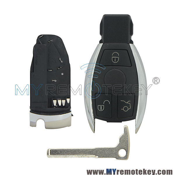 For Mercedes S CL C class 3 button smart key case shell