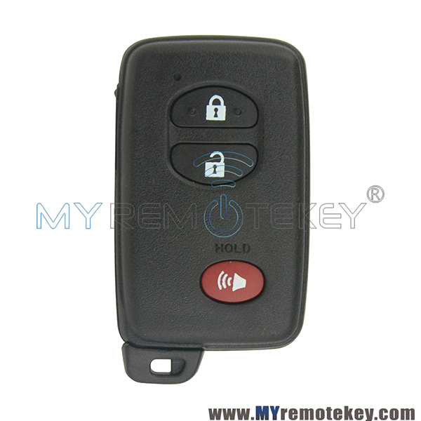 HYQ14AAB Smart key case shell 3 button for Toyota Camry Avalon 2011 - 2015