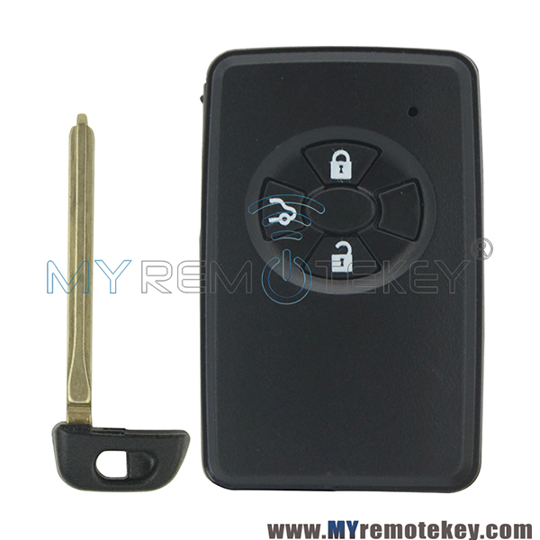 Smart key shell case for Toyota Vios Corolla 2013 3 button 89904-12231