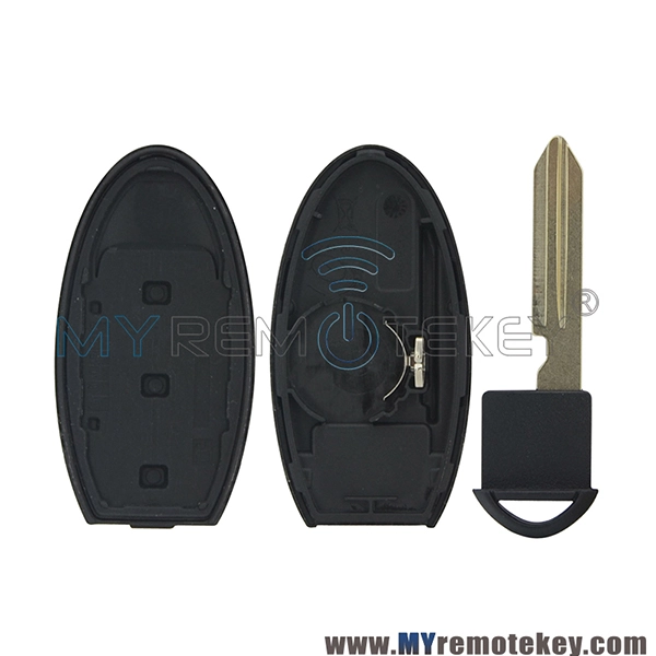 Smart car key shell case 2 button for Nissan Qashqai X-Trail