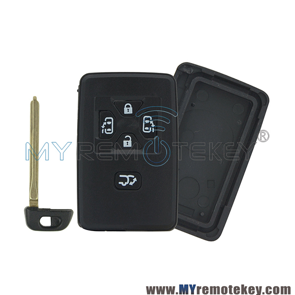 Smart key shell case for Toyota Previa 5 button