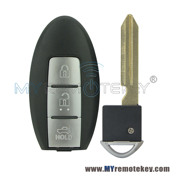 Smart key shell case 3 button for Nissan Lannia Bluebird